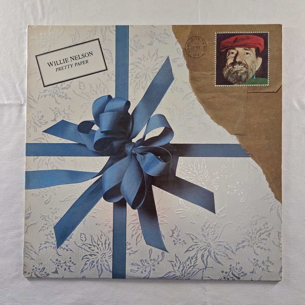 Willie Nelson - Pretty Paper Columbia 1980 Record LP Vinyl Christmas VG Tested